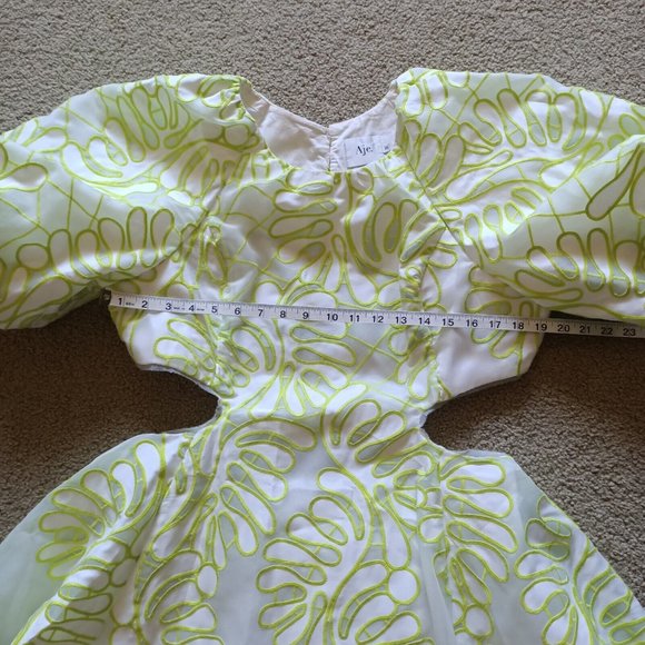 Aje Botanical Applique Mini Dress - Size AU 16 / US 12 - Picture 10 of 16